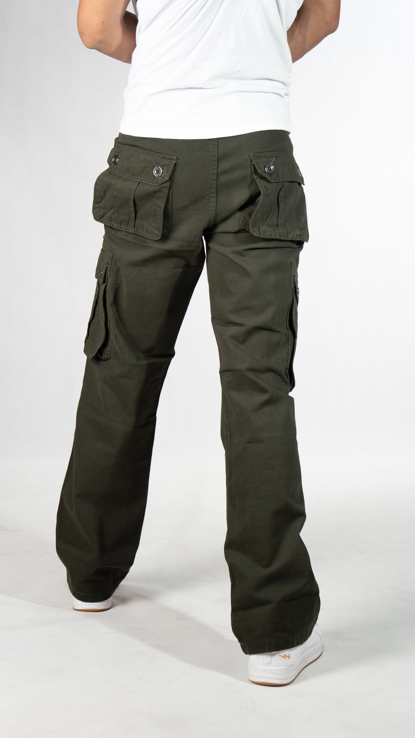 Olive Green 6 Pocket Cargo
