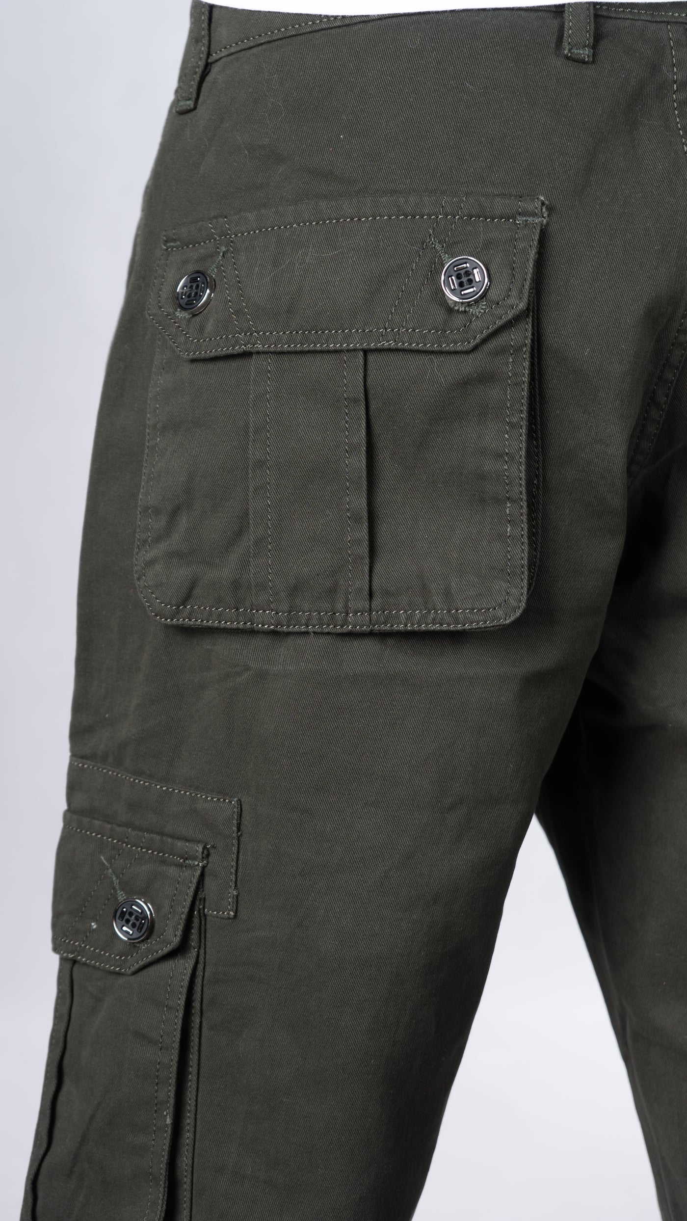 Olive Green 6 Pocket Cargo