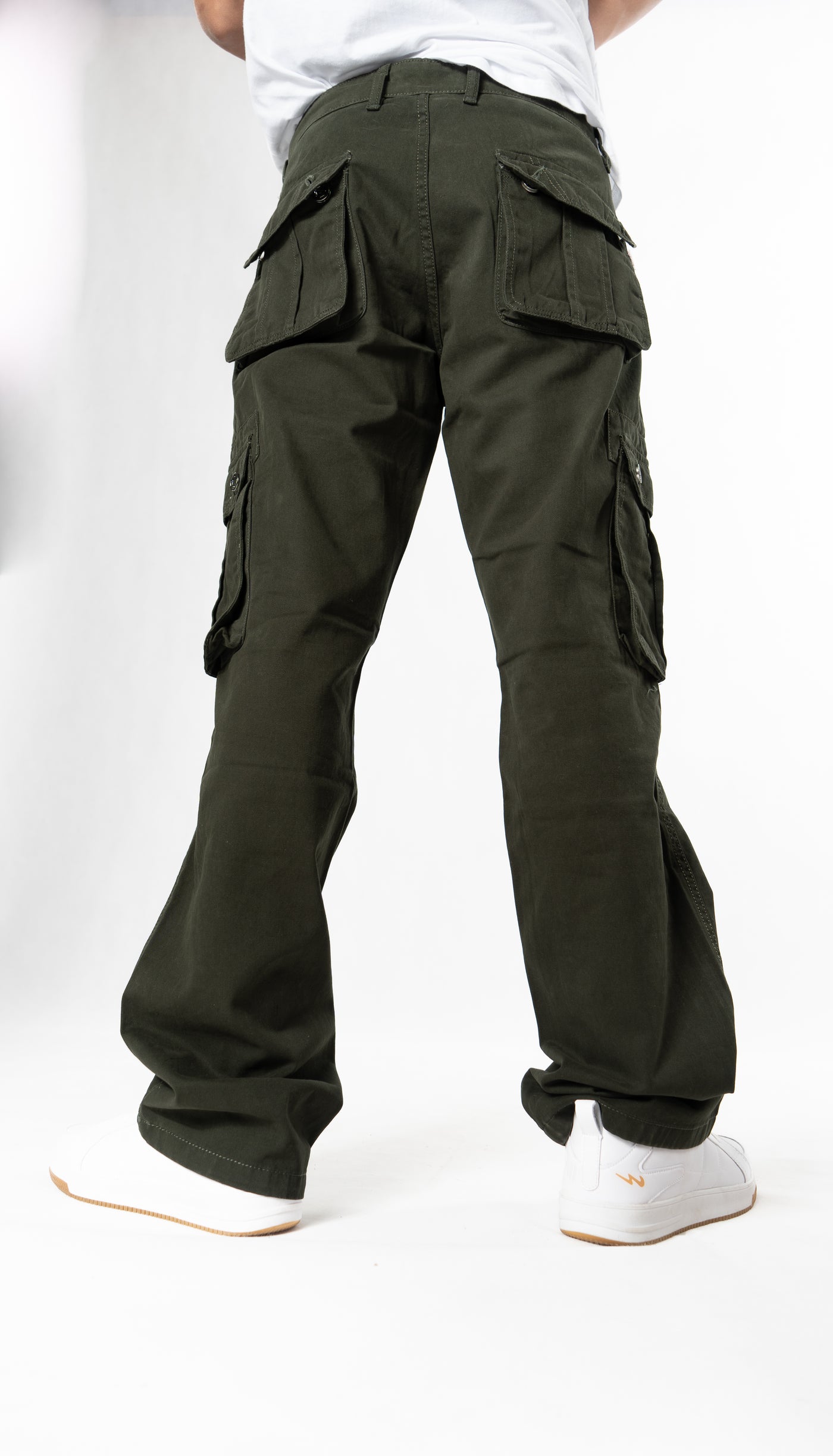 Olive Green 6 Pocket Cargo