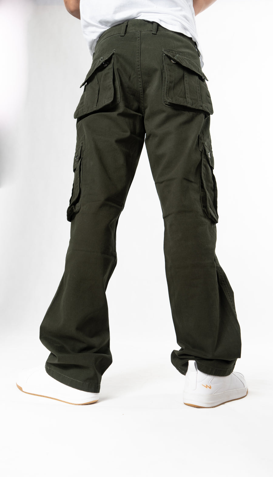 Olive Green 6 Pocket Cargo