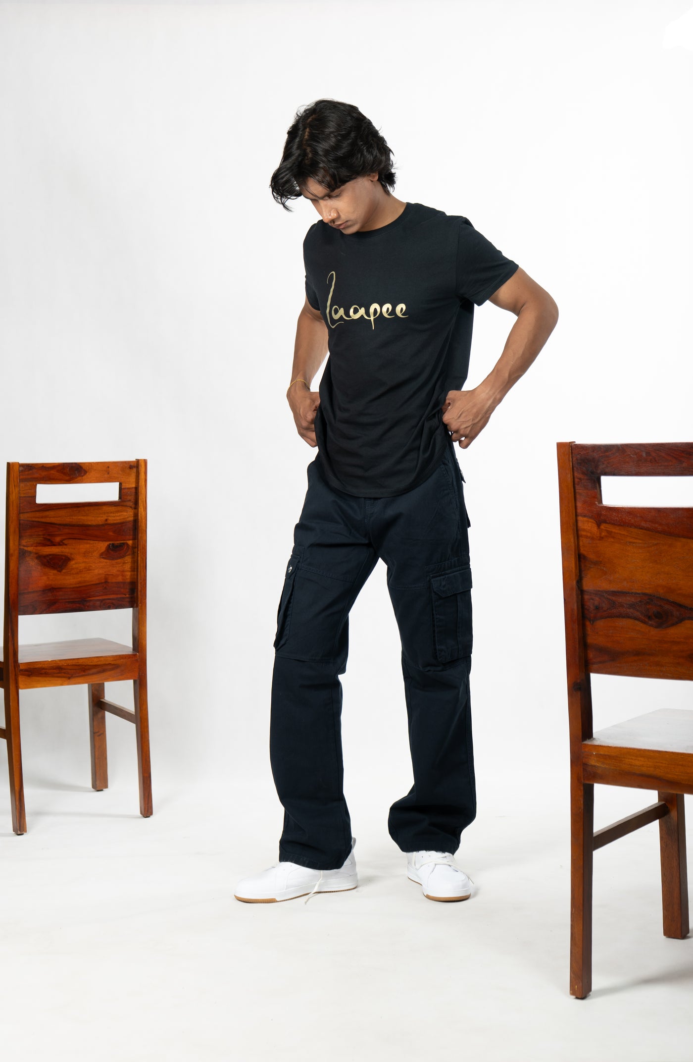 Navy Blue 6 Cargo Pants