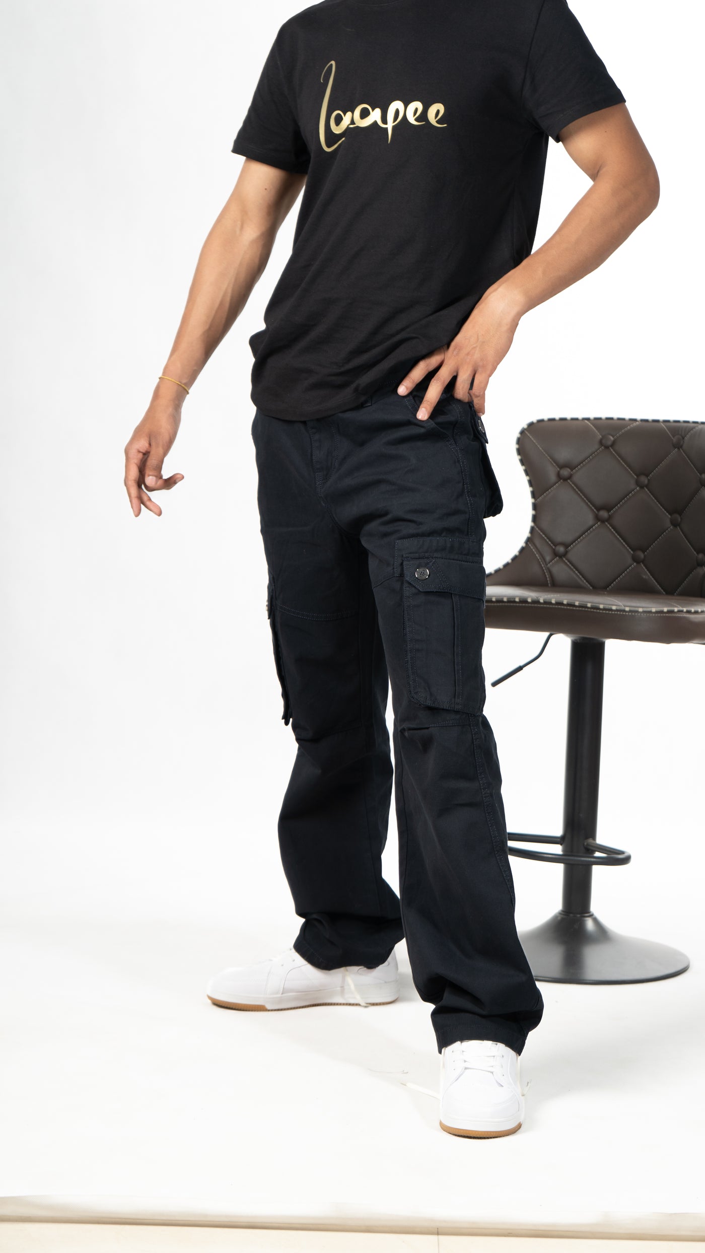 Navy Blue 6 Cargo Pants