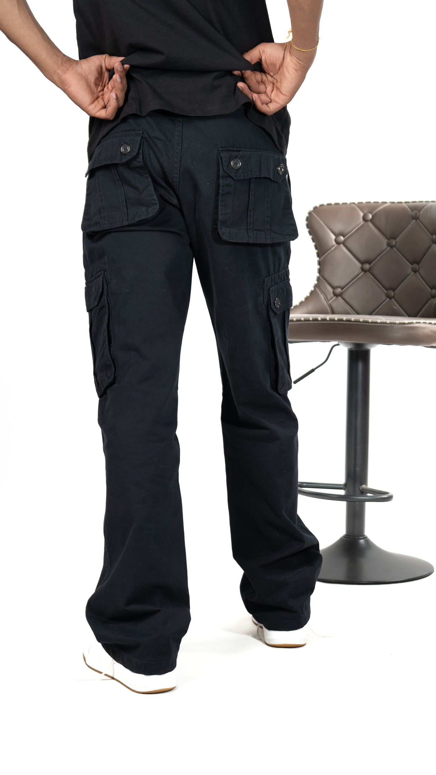 Navy Blue 6 Cargo Pants