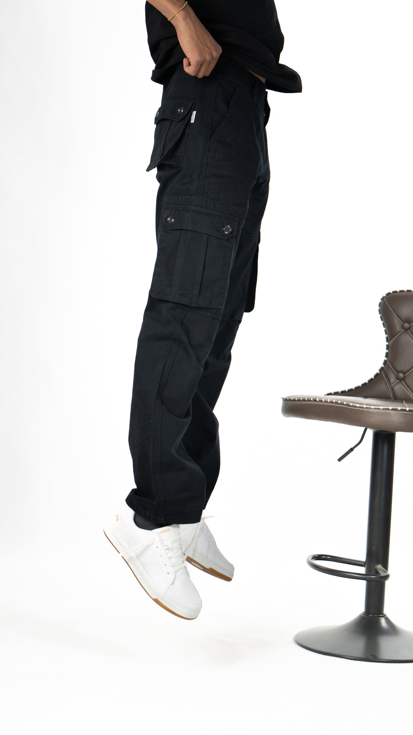 Navy Blue 6 Cargo Pants